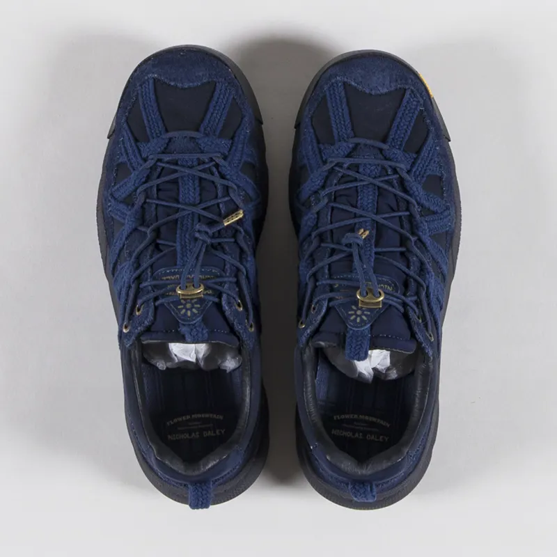 Flower Mountain x Nicholas Daley Iwano 2 Shoes Navy Waxed-6