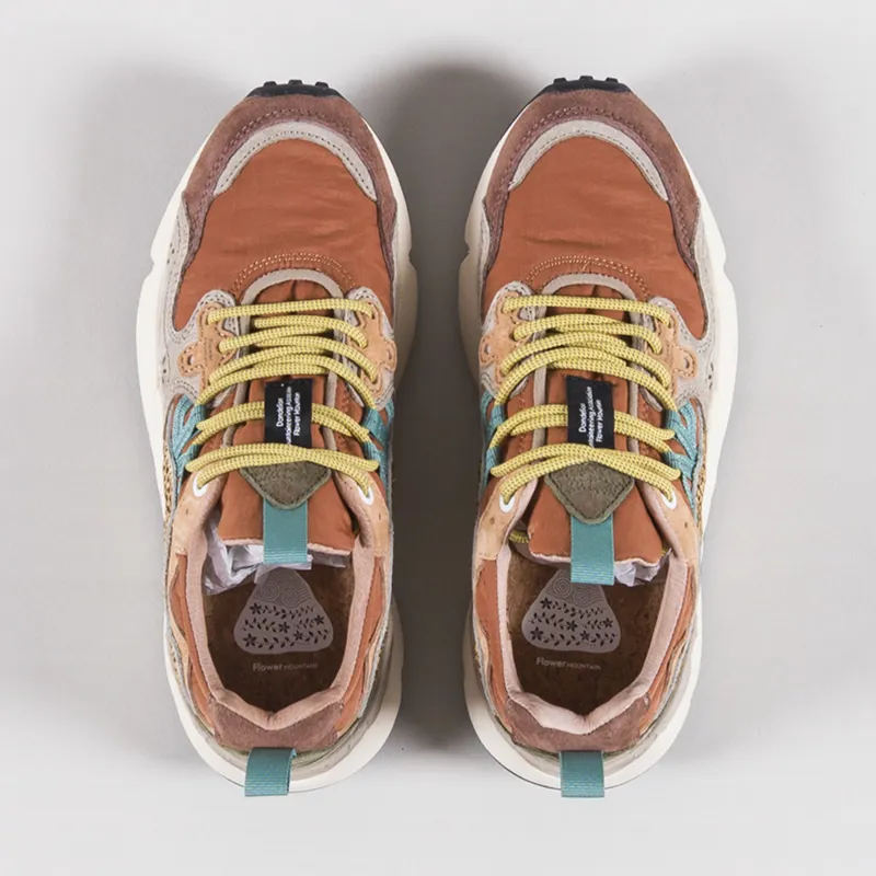 Flower Mountain Womens Yamano 3 Shoe Dark Grey Mud Warm Brown Suede Pony Hair Nylon-6