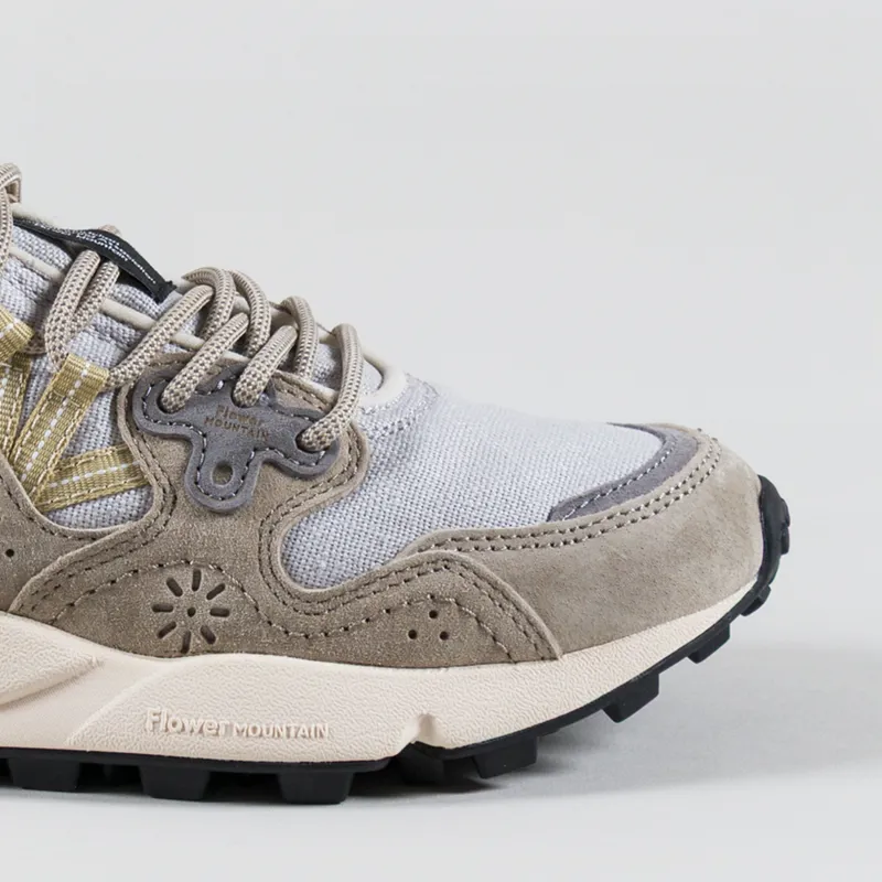 Flower Mountain Womens Yamano 3 Shoes Light Brown Taupe Suede Cotton Cloth-5