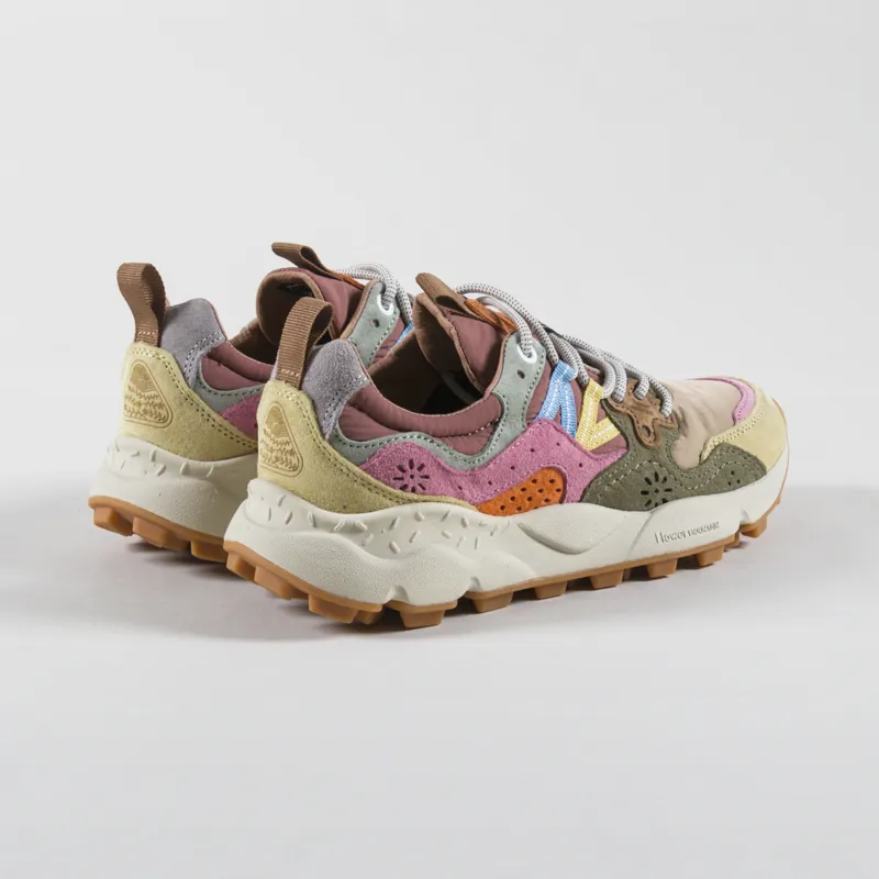 Flower Mountain Womens Yamano 3 Shoes Cream Taupe Militare-1