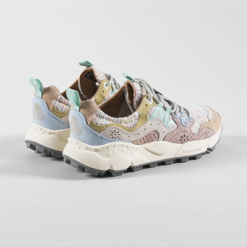 Flower Mountain Womens Yamano 3 Shoes Cream Bone Woolen Knit-1