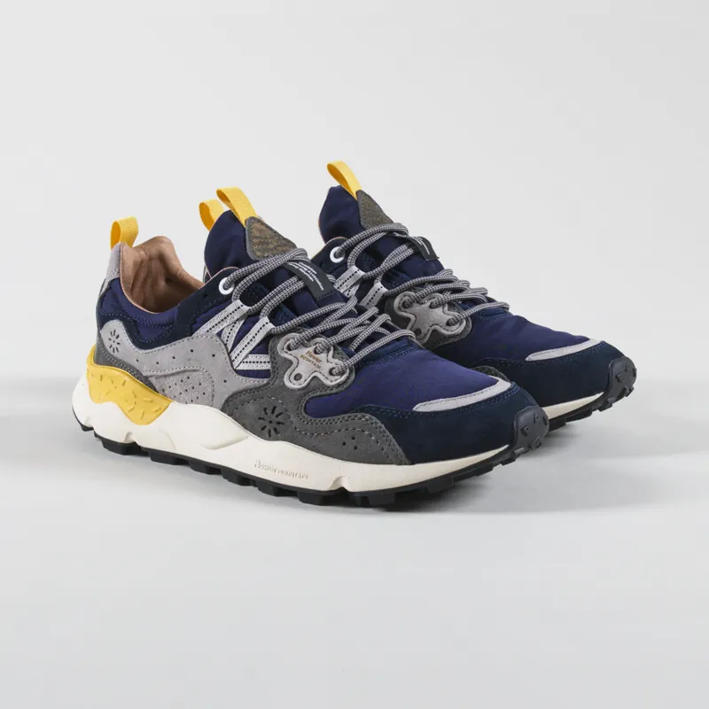 Flower Mountain Yamano 3 Shoes Navy Blue Grey