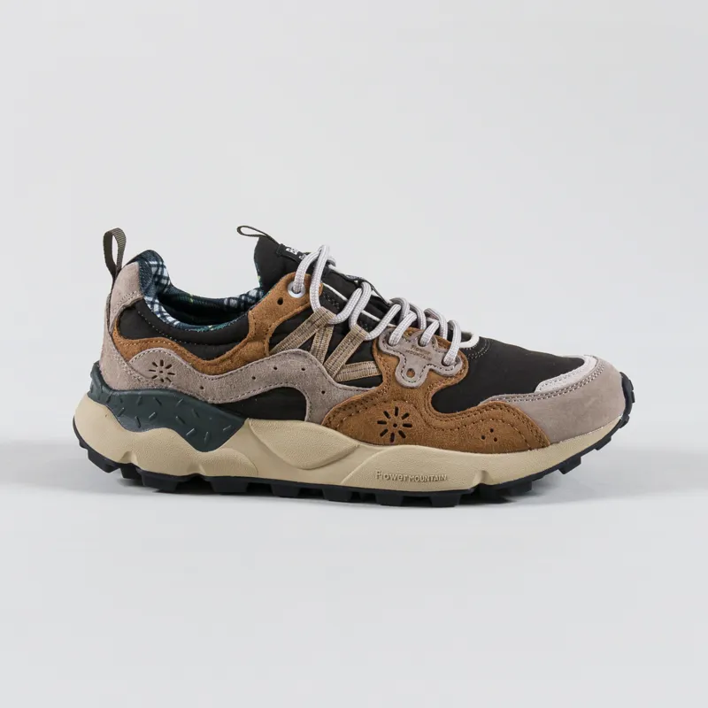Flower Mountain x Barbour Yamano 3 Shoes Brown Beige-2