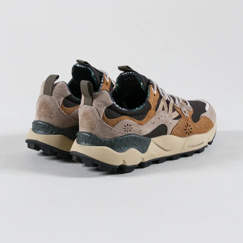 Flower Mountain x Barbour Yamano 3 Shoes Brown Beige-1