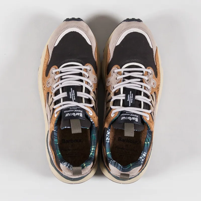 Flower Mountain x Barbour Yamano 3 Shoes Brown Beige-6