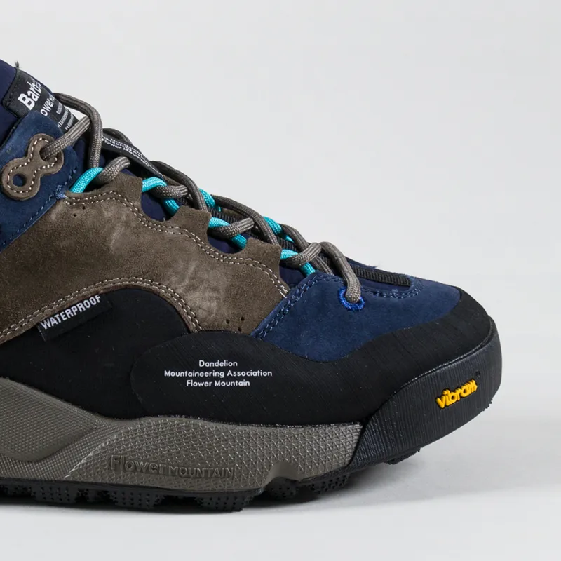 Flower Mountain x Barbour Mens Back Country Shoes Navy Olive