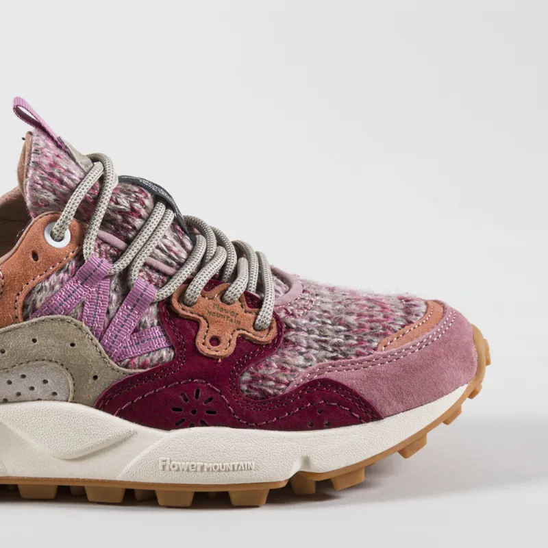 Flower Mountain Womens Yamano 3 Shoes Cipria Brown Woolen Knit-5