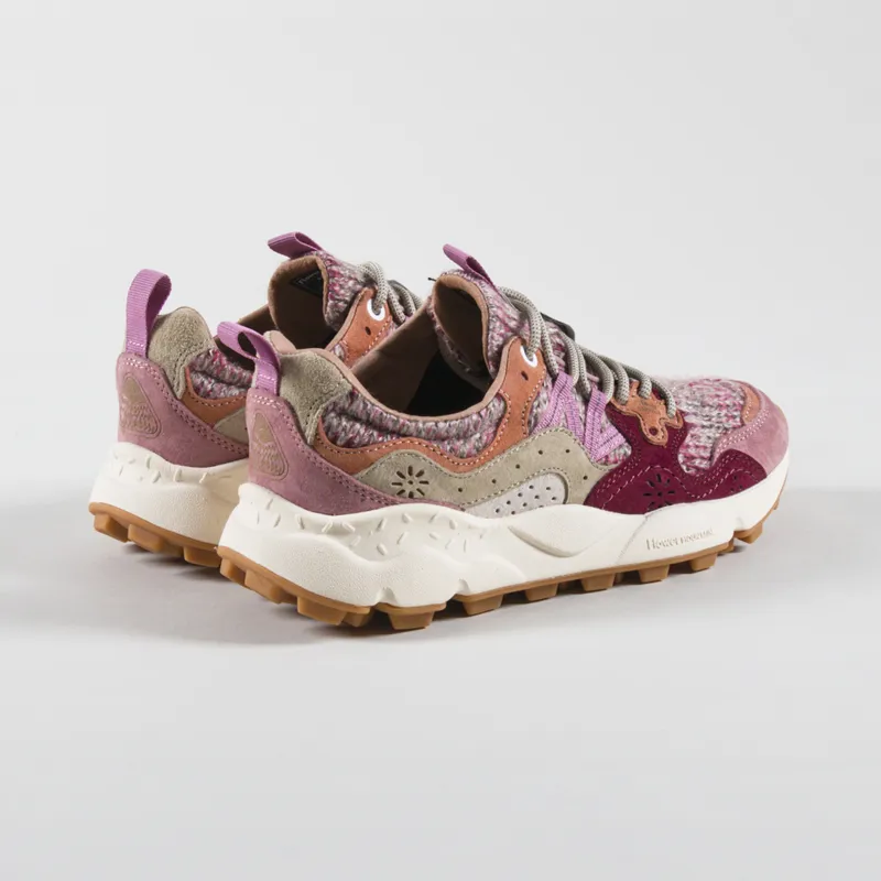 Flower Mountain Womens Yamano 3 Shoes Cipria Brown Woolen Knit-1