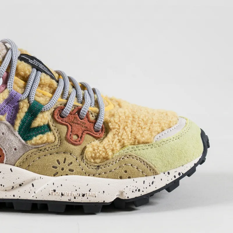 Flower Mountain Womens Yamano 3 Shoes Verdino Cream Yellow Teddy-5