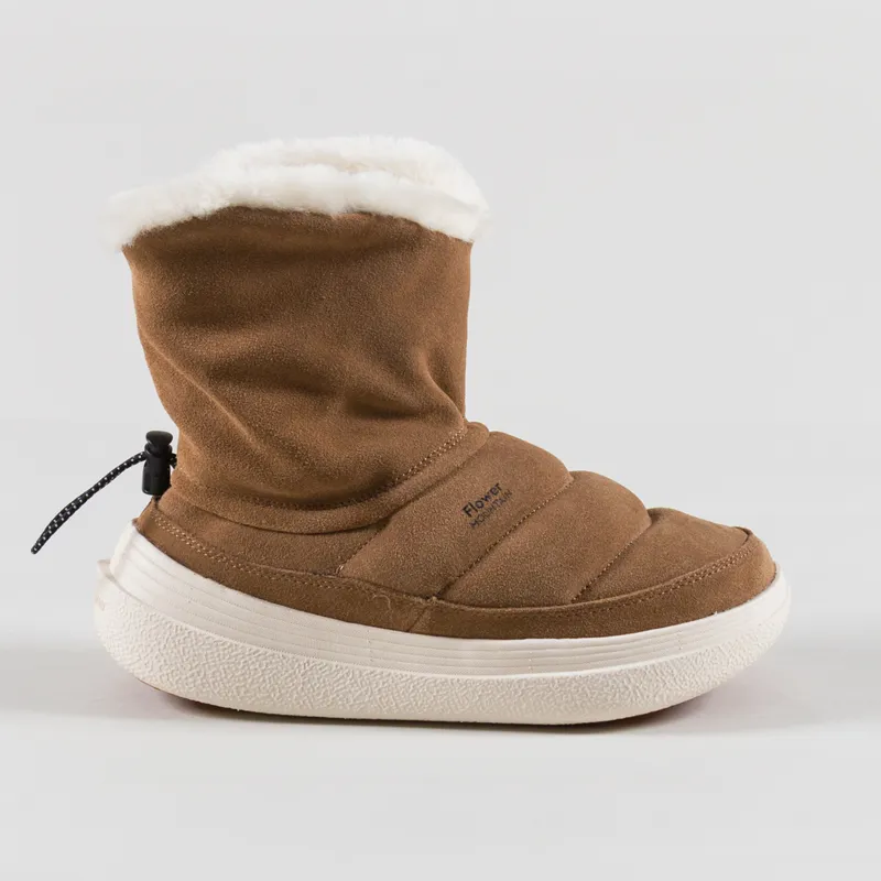 Flower Mountain Womens Fami Mid Boots Brown-3