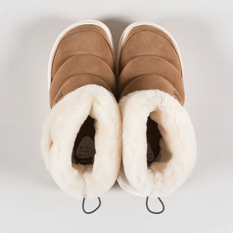 Flower Mountain Womens Fami Mid Boots Brown-7