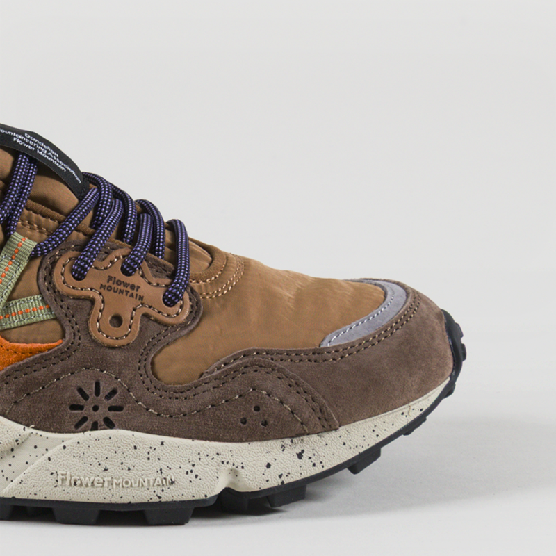 Flower Mountain Yamano 3 Shoes Taupe Beige Zucca Suede Nylon-5