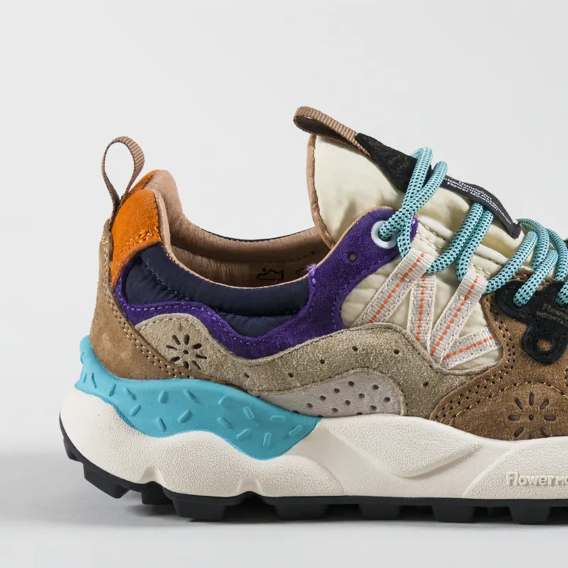 Flower Mountain Womens Yamano 3 Shoes Light Brown Beige Violet-4