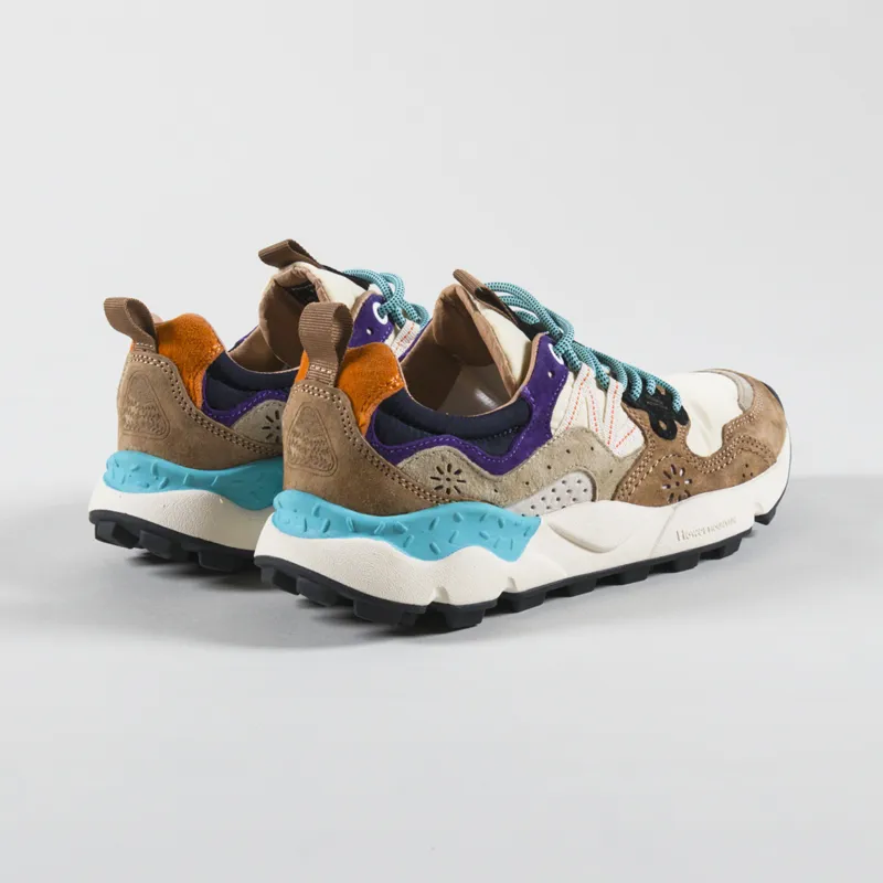 Flower Mountain Womens Yamano 3 Shoes Light Brown Beige Violet-1