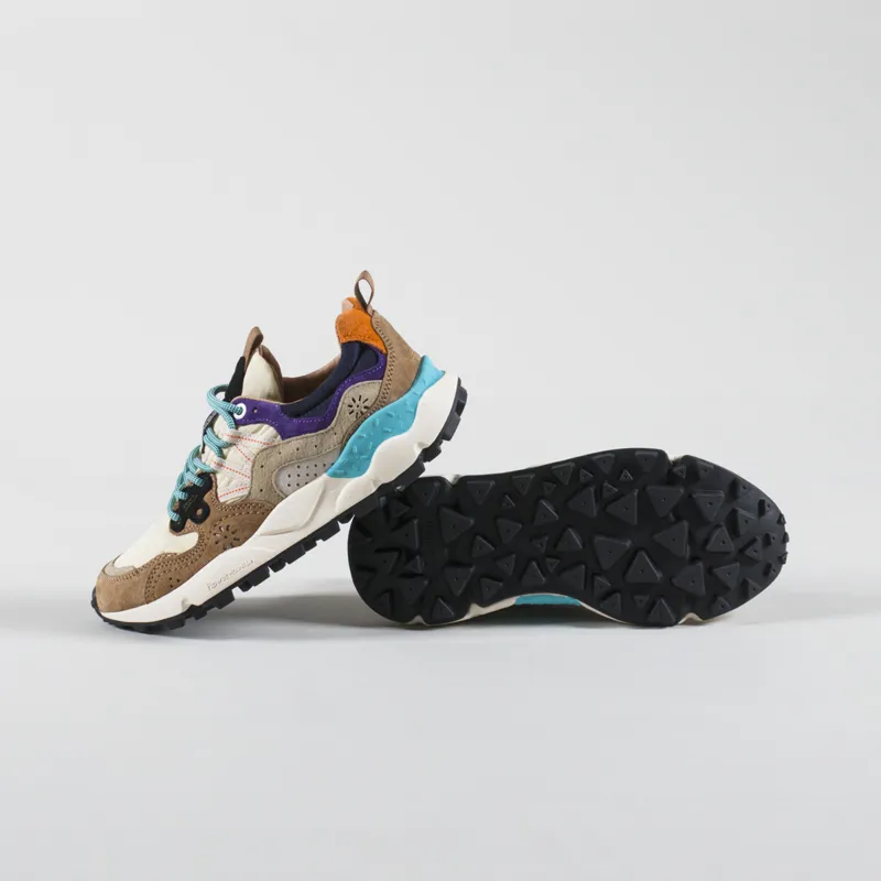 Flower Mountain Womens Yamano 3 Shoes Light Brown Beige Violet-3