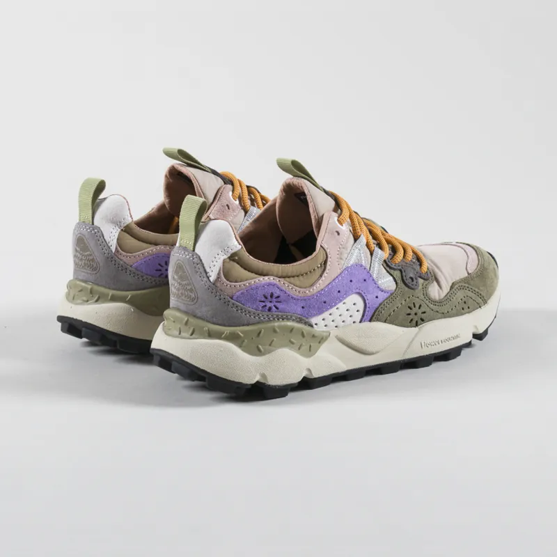 Flower Mountain Yamano 3 Shoes Militare Taupe Violet-1