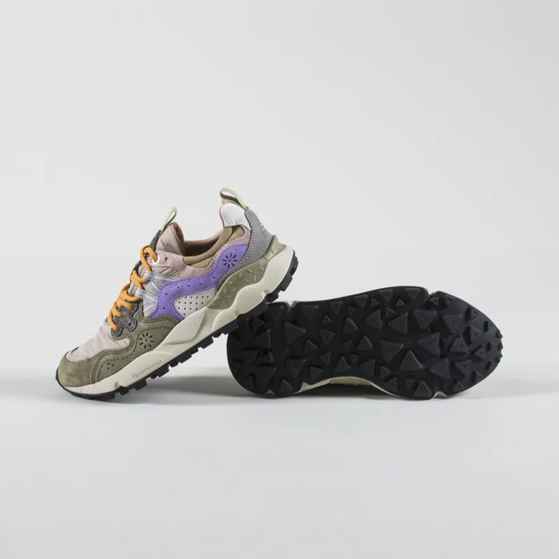 Flower Mountain Yamano 3 Shoes Militare Taupe Violet-3