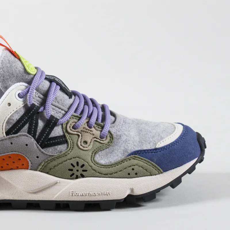 Flower Mountain Womens Yamano 3 Shoes Grey Multi Eco Suede-6