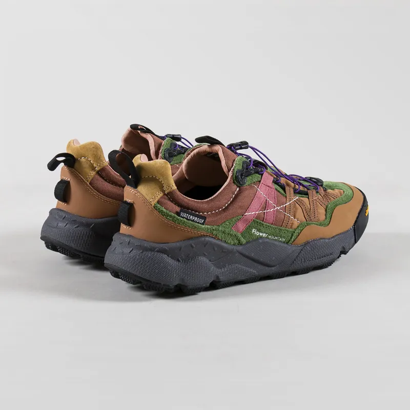 Flower Mountain Iwano 2 Shoes Taupe Khaki Rust-1