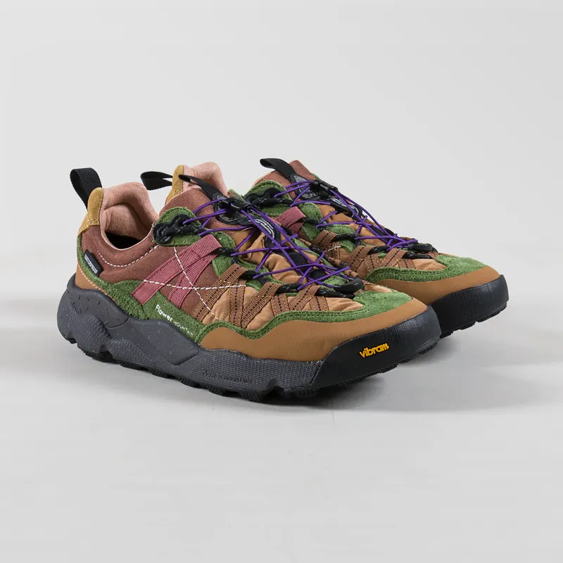 Flower Mountain Iwano 2 Shoes Taupe Khaki Rust