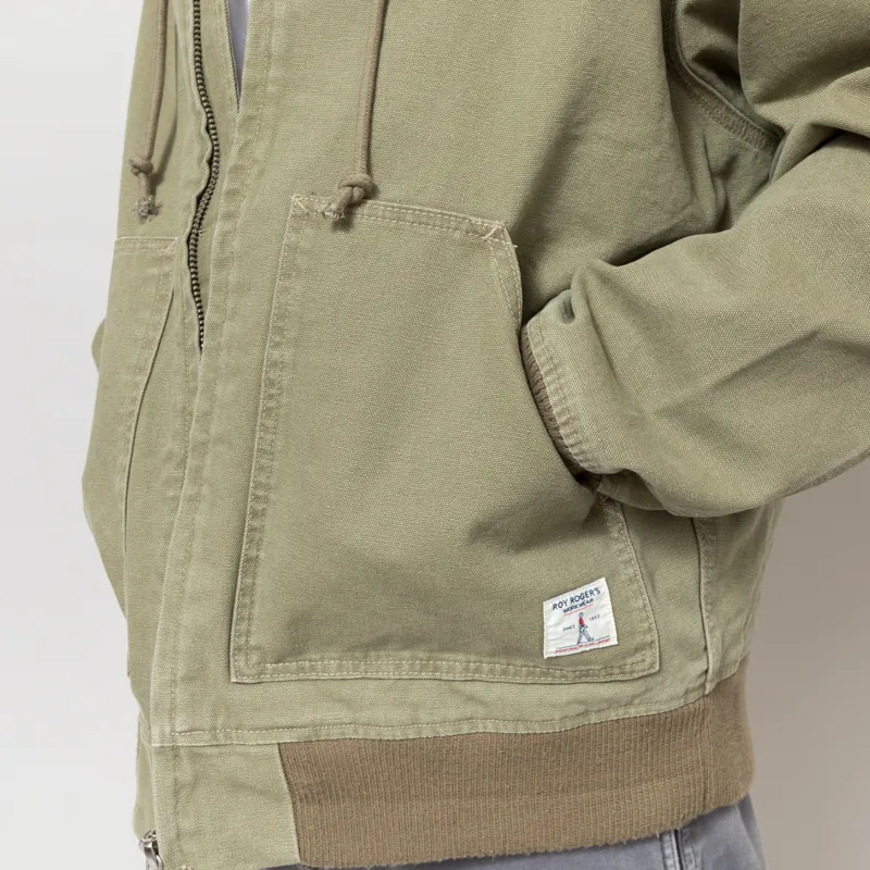 Roy Rogers Workwear Austin Zip Jacket Sage-6