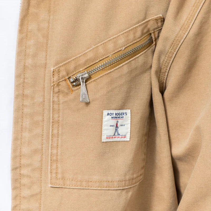 Roy Rogers Workwear Work Short Jacket Canvas Beige-4