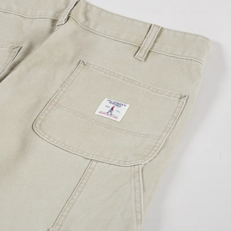 Roy Roger's Workwear Statement Pant Beige-5