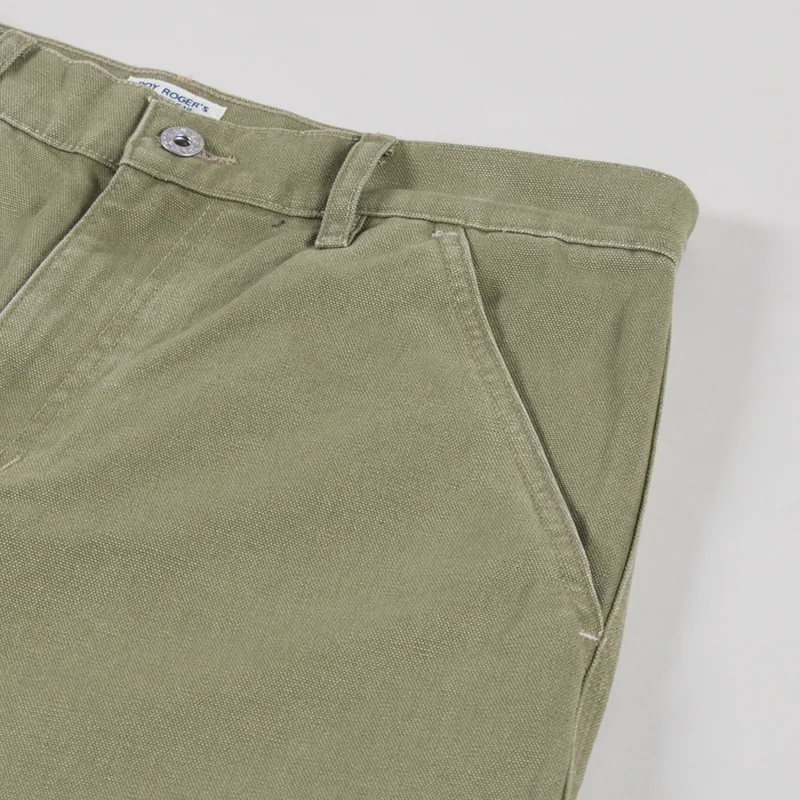 Roy Roger's Workwear Statement Berm Short Sage-5