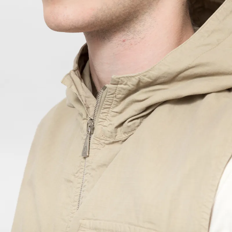Roy Rogers Workwear x Engineered Garments Hooded Field Vest Khaki-3