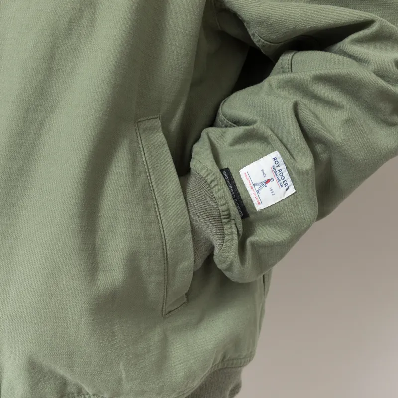 Roy Rogers Workwear x Engineered Garments Hooded Bomber Jacket Army Green-10