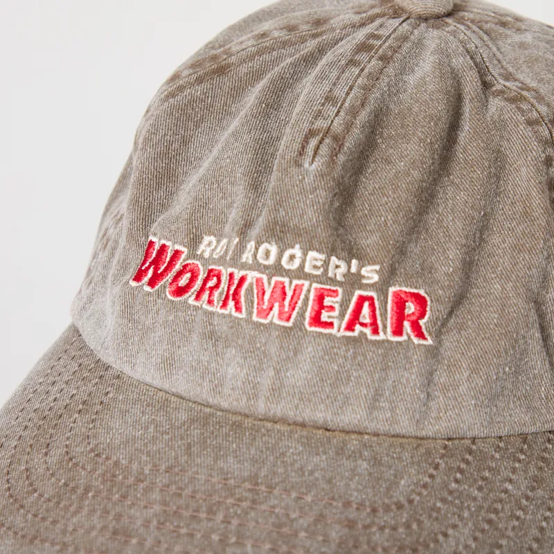 Roy Rogers Workwear Baseball Cap Vintage Brown-3
