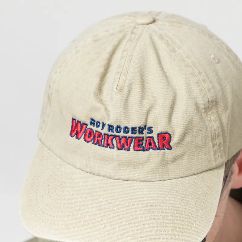 Roy Rogers Workwear Baseball Cap Vintage Stone-3