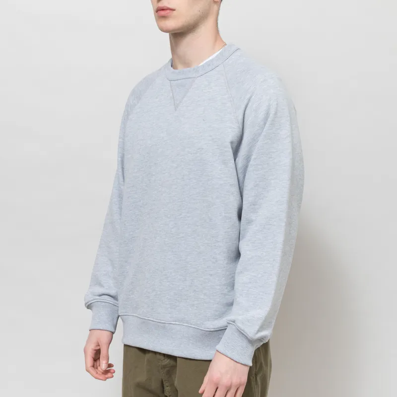 Roy Rogers Workwear Crewneck Sweatshirt Grey-1