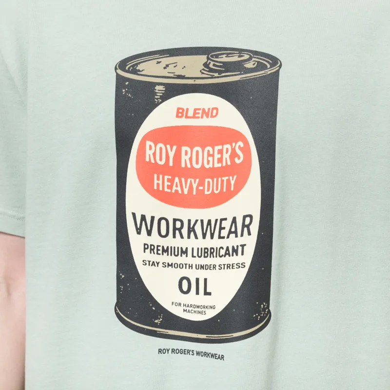 Roy Rogers Workwear Jar T Shirt Sage-4