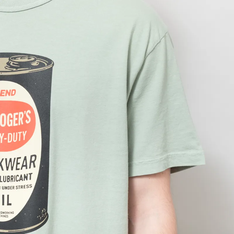 Roy Rogers Workwear Jar T Shirt Sage-3