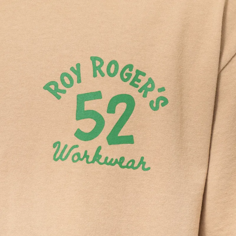 Roy Rogers Workwear Botanics T Shirt Beige-4