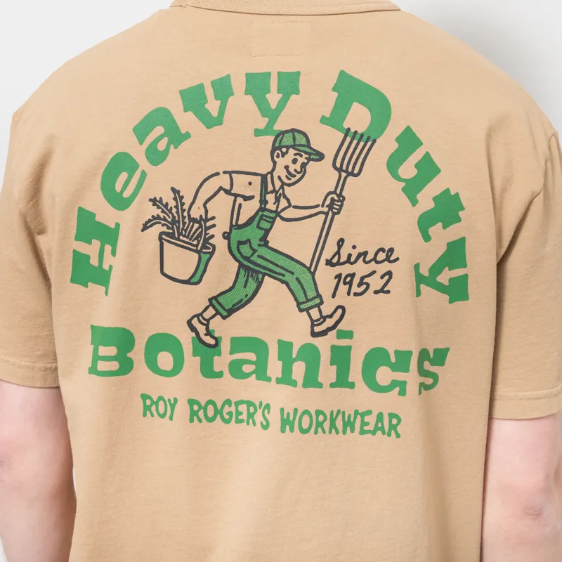 Roy Rogers Workwear Botanics T Shirt Beige-3
