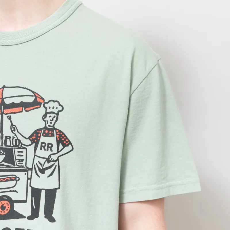 Roy Rogers Workwear Hotdog Stand T Shirt Sage-3