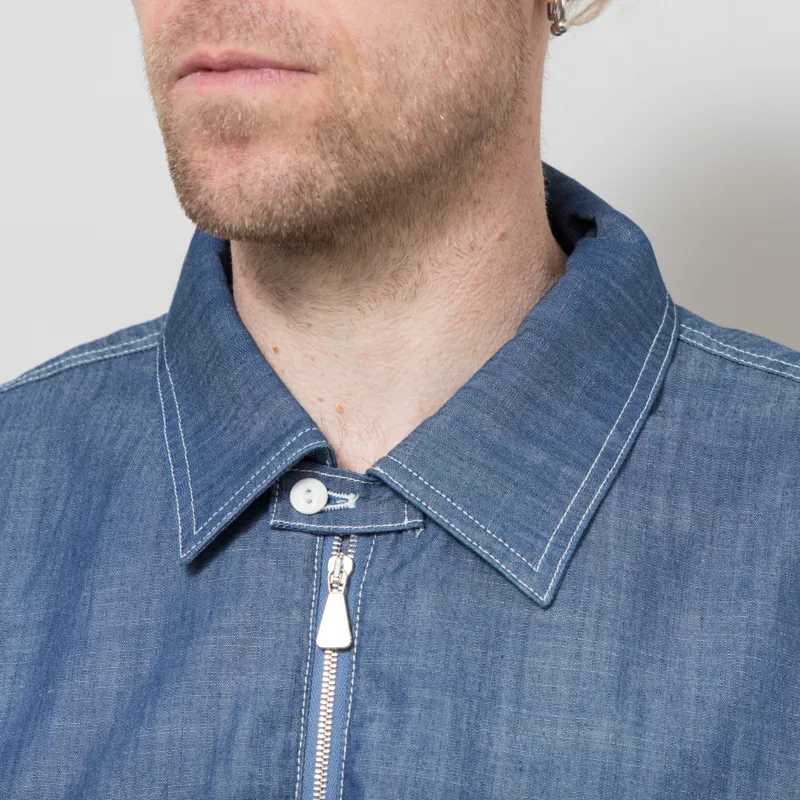 Roy Rogers Workwear x Engineered Garments Spinnaker Shirt Indigo-3