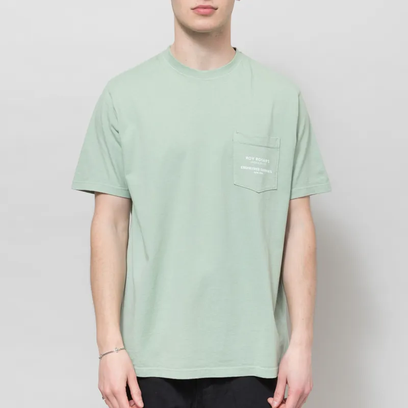 Roy Rogers Workwear x Engineered Garments Pocket T Shirt Sage-1