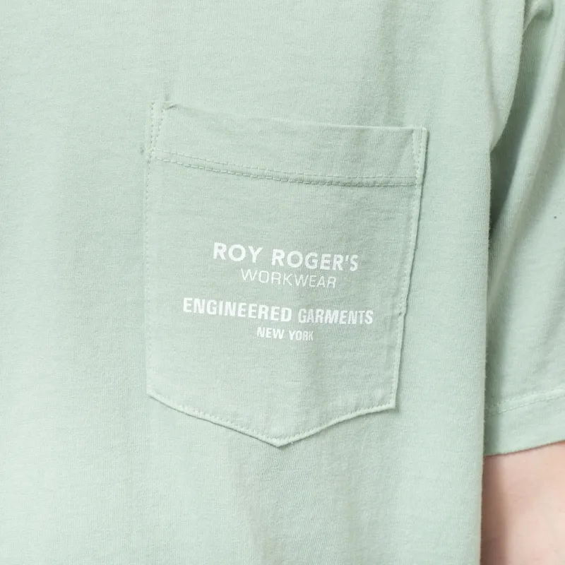 Roy Rogers Workwear x Engineered Garments Pocket T Shirt Sage-4