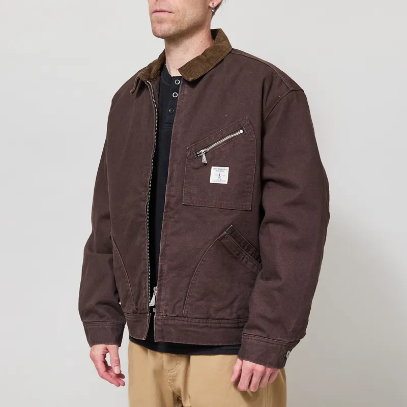 Roy Rogers Workwear Work Short Jacket Canvas Brown-1