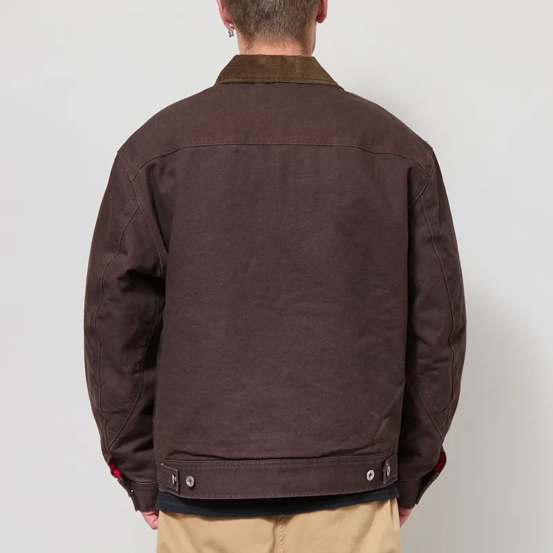 Roy Rogers Workwear Work Short Jacket Canvas Brown-2