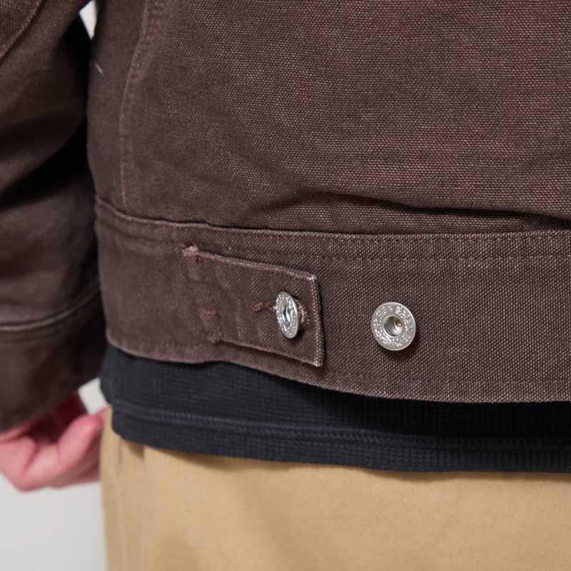 Roy Rogers Workwear Work Short Jacket Canvas Brown-12