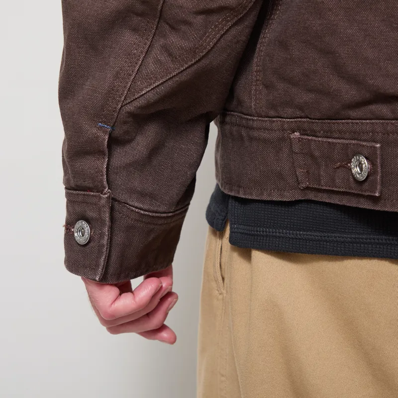 Roy Rogers Workwear Work Short Jacket Canvas Brown-11