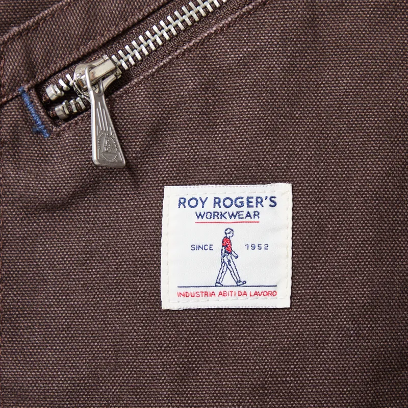 Roy Rogers Workwear Work Short Jacket Canvas Brown-7