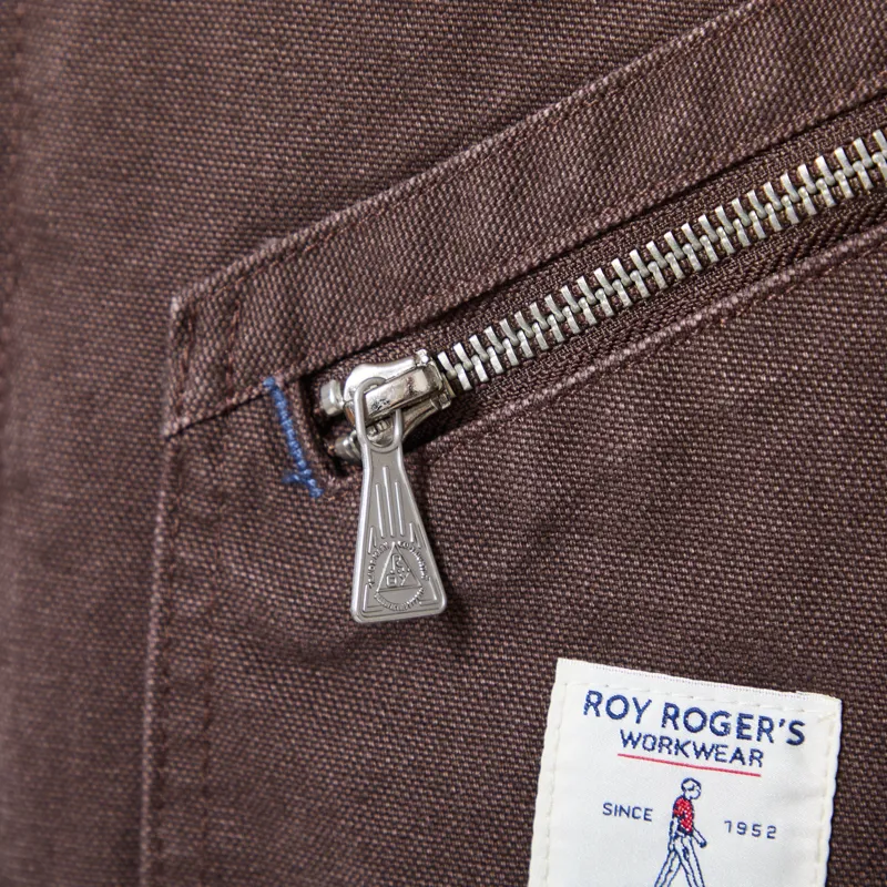 Roy Rogers Workwear Work Short Jacket Canvas Brown-6