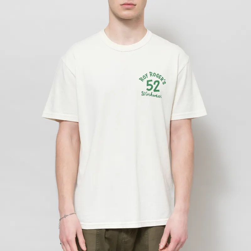 Roy Rogers Workwear Botanics T Shirt Butter-1