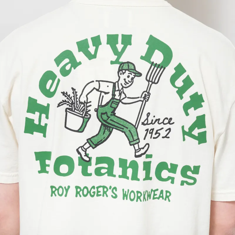 Roy Rogers Workwear Botanics T Shirt Butter-3