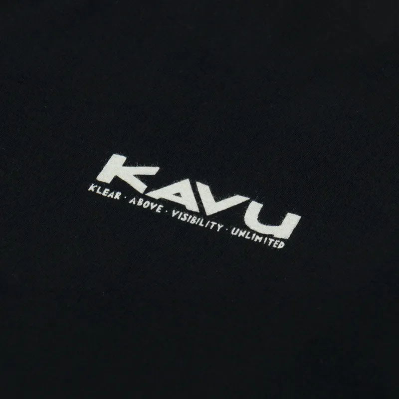 Kavu Long Sleeve Etch Art T Shirt Black-5